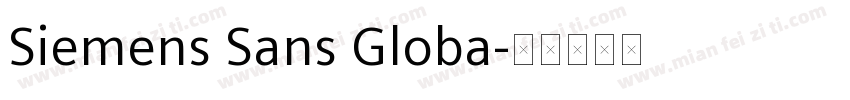 Siemens Sans Globa字体转换